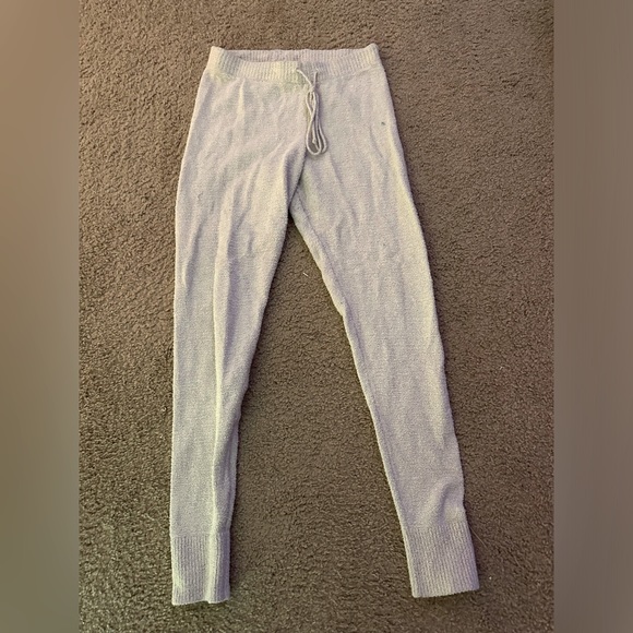 Fuzzy White Snug Sweats - Picture 1 of 1